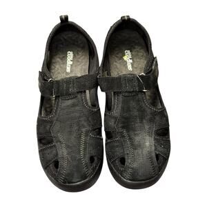 Cobbie Cuddlers Sascha II Black Leather Walking Shoes Womens Size 10W